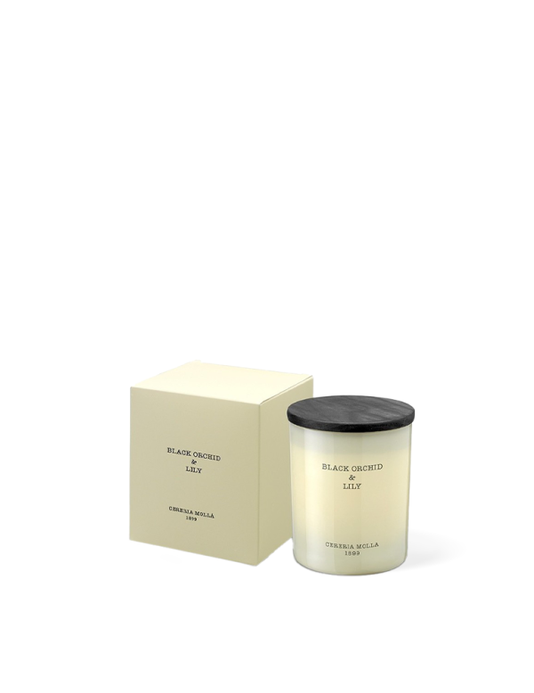 Cereria Molla 1899 Candle Black Orchid & Lily 230g - Amarina Beauty