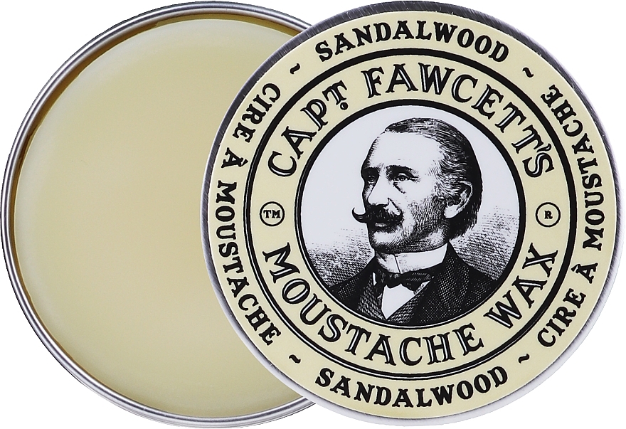 Captain Fawcett Moustache Wax Sandalwood 15ml