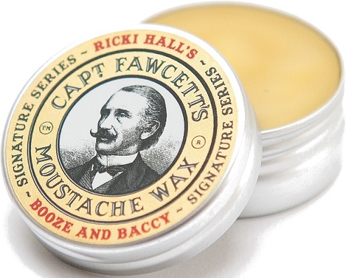 Captain Fawcetts Ricki Halls Booze And Baccy Moustache Wax 15ml