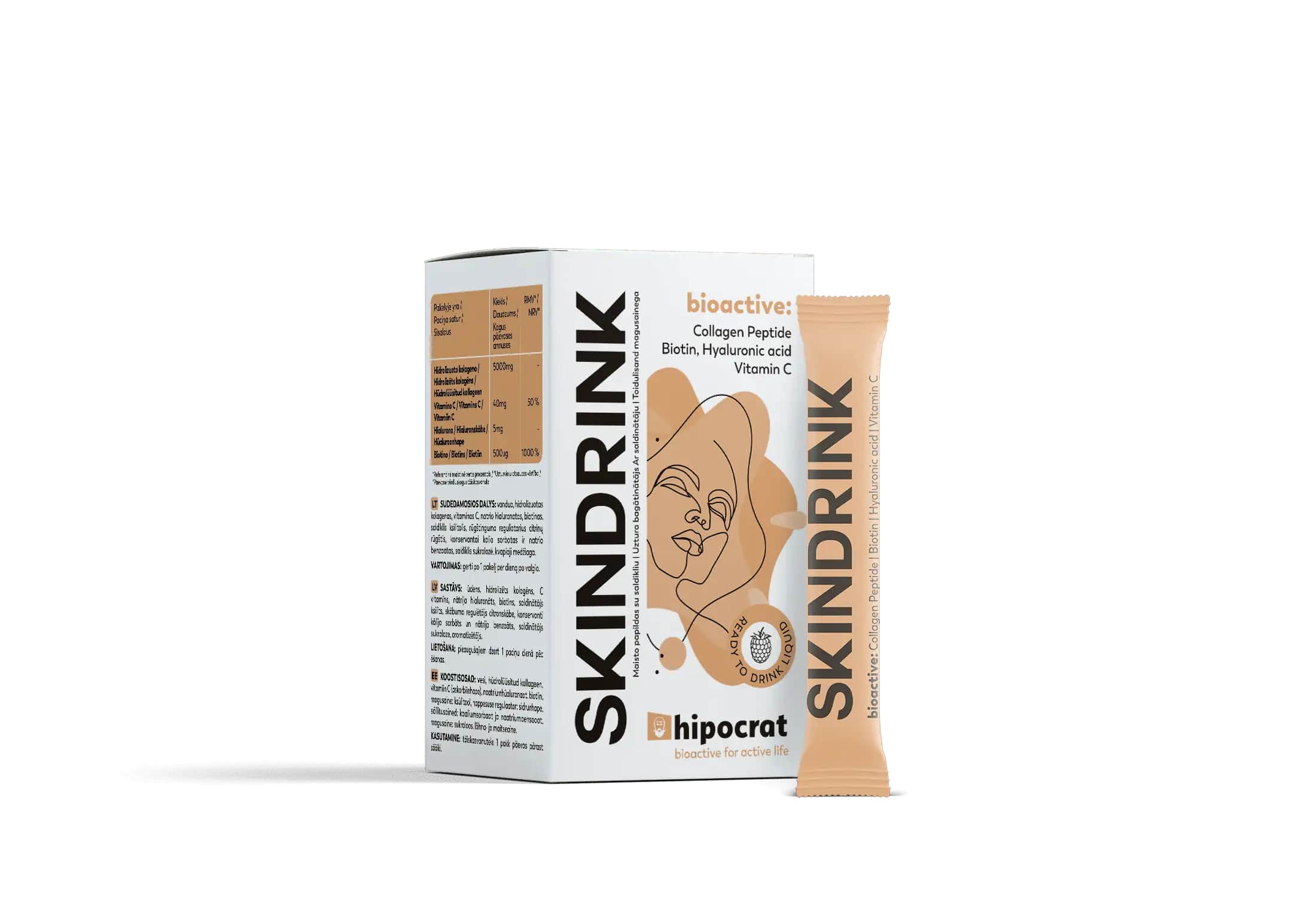 BIOfarmacija Hipocrat Skindrink Gel, N14