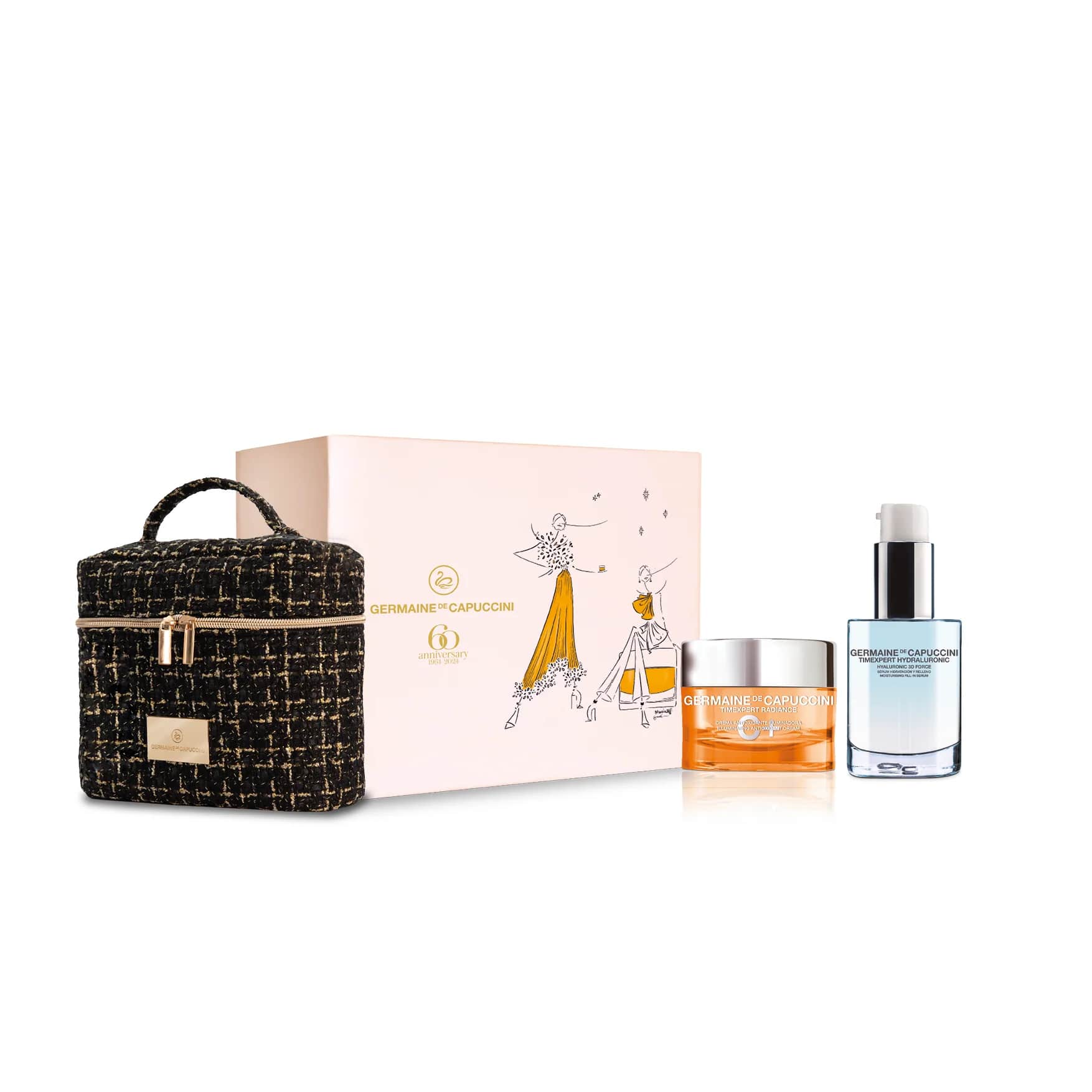 Germaine De Capuccini Gift Set Hyaluronic Acid Serum + Radiance Vitamin C Cream