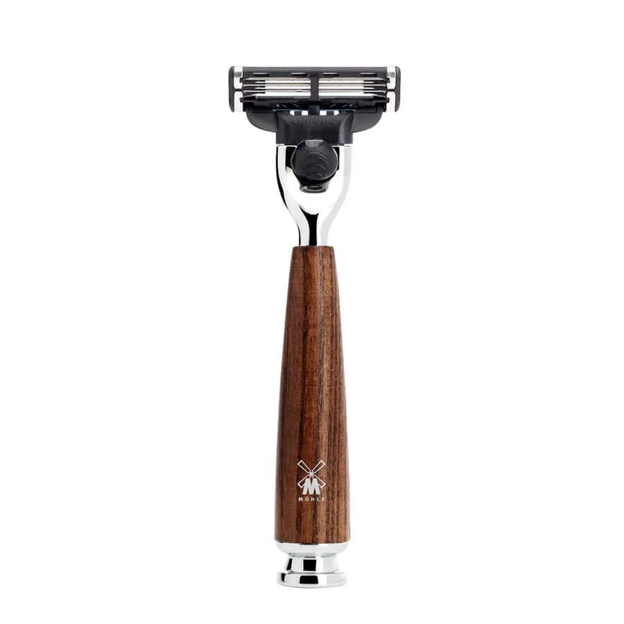 Muhle Rytmo Mach3 Razor, Steamed Ash