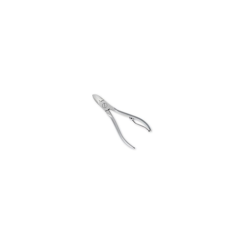 Credo Nail Tweezers, Chrome, Matte, 10 Cm