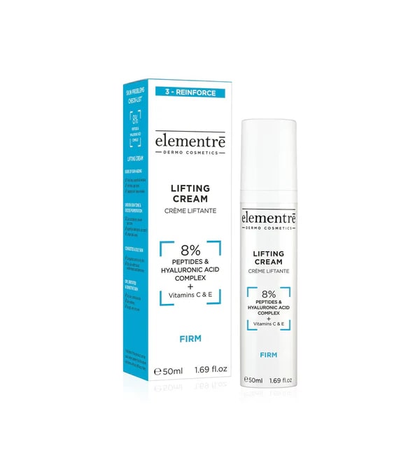 Elementre Dermo Cosmetics 8% Peptides & Hyaluronic Acid Lifting Cream 50ml