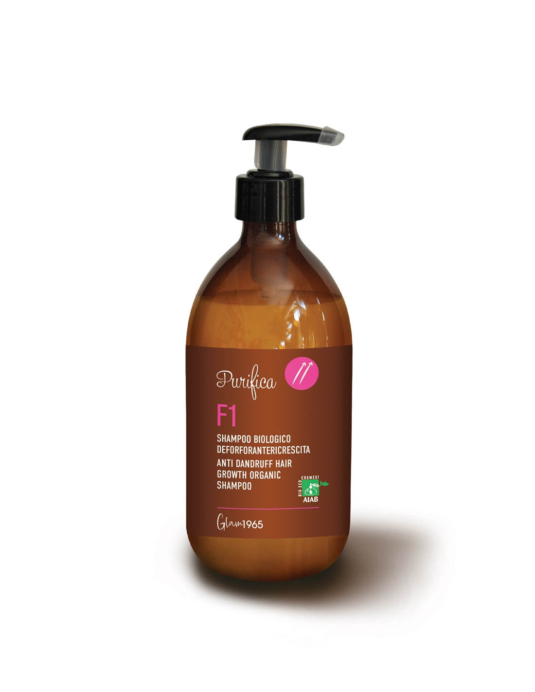 Glam F1 Anti Dandruff Hair Growth Organic Shampoo 500ml