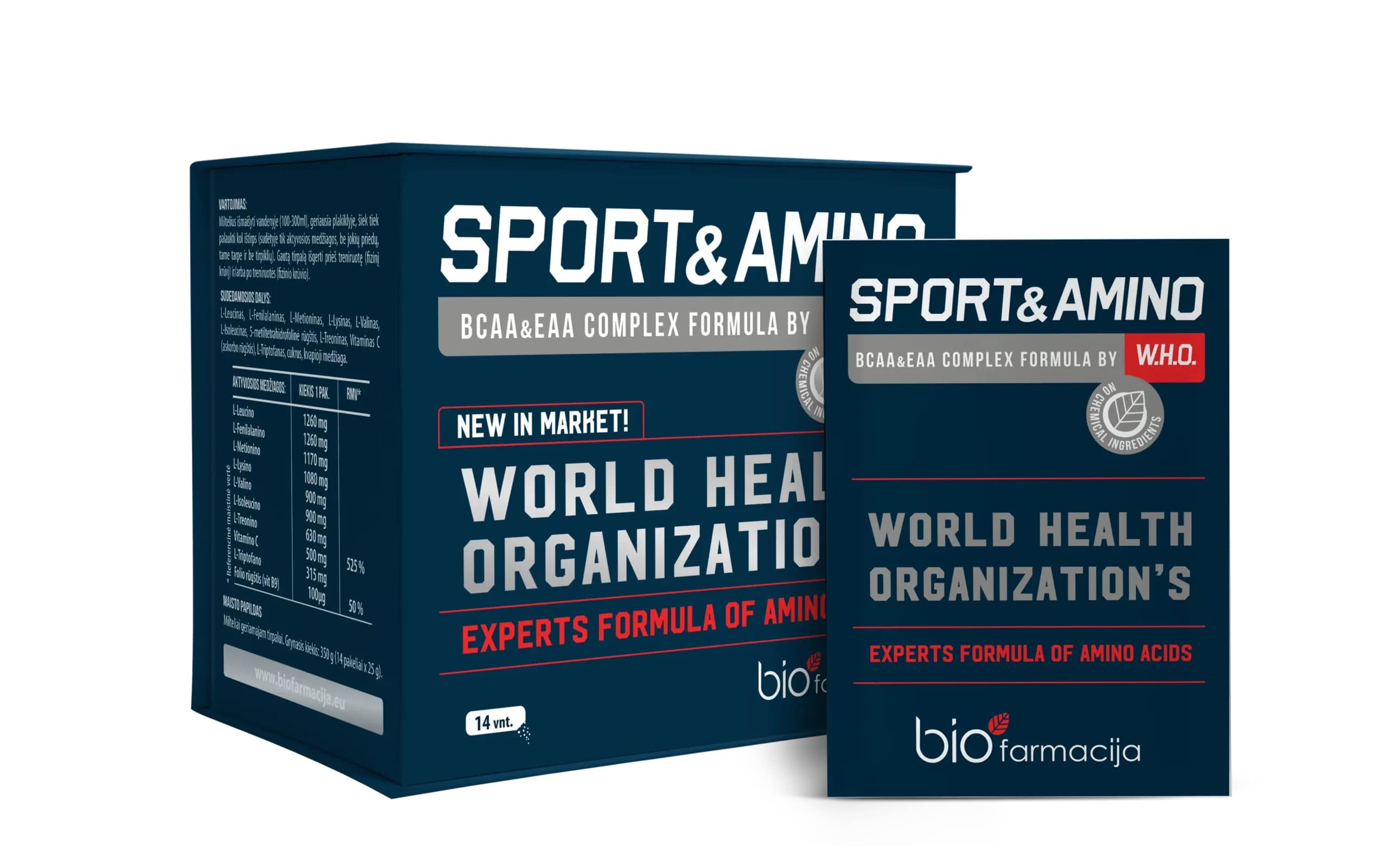 BIOfarmacija Sport&Amino W.H.O. N28