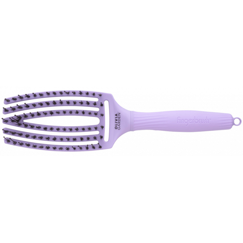 Olivia Garden Fingerbrush Combo 90s Grape Soda hairbrush