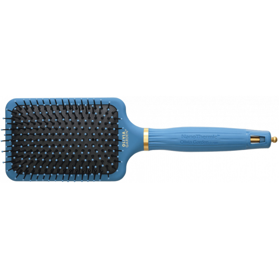Olivia Garden NanoThermic Peacock Paddle hairbrush