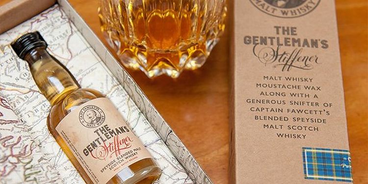 Captain Fawcetts Beard Oil Whisky Gentlemans Stiffener 10ml