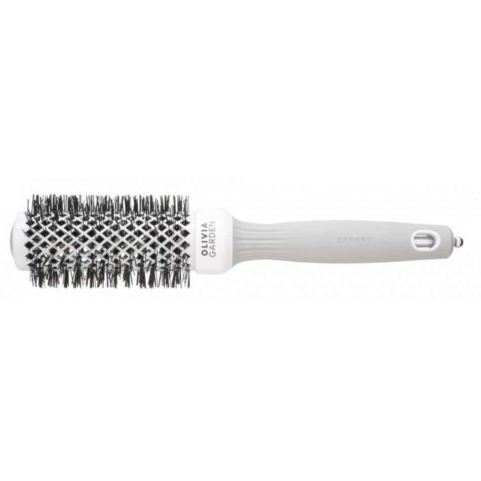 Olivia Garden Expert Blowout Shine White hairbrush (35mm)