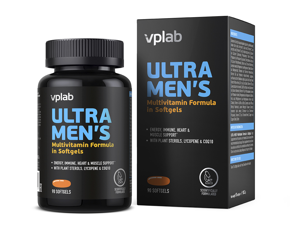 VPLAB Ultra Mens Sport Multivitamin Formula 90 Softgels
