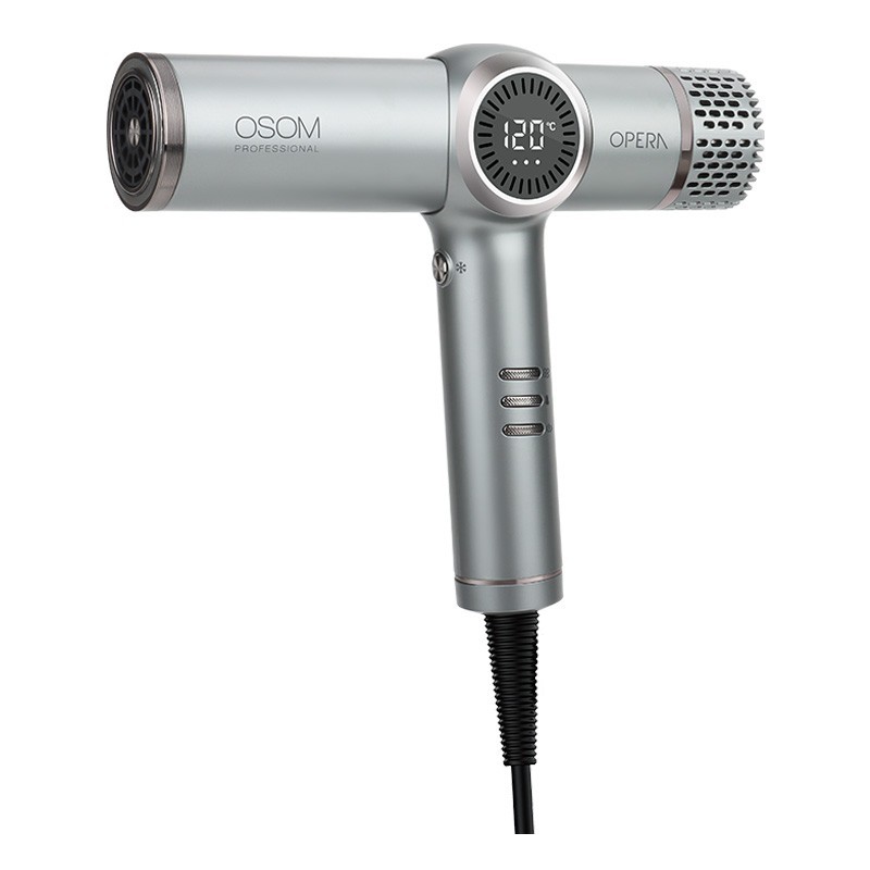 OSOM Professional OPERA BLDC High Speed Hair Dryer, 1500 W, grey color