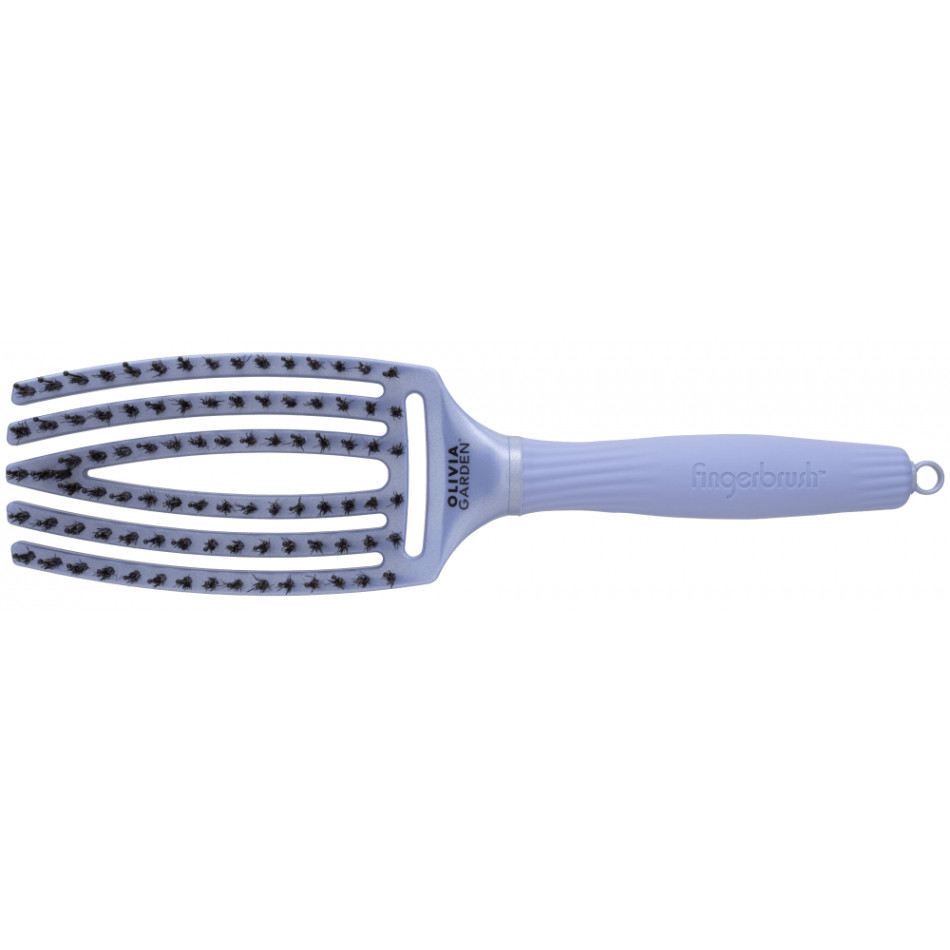 Olivia Garden Fingerbrush Combo Love Pearl Blue hairbrush