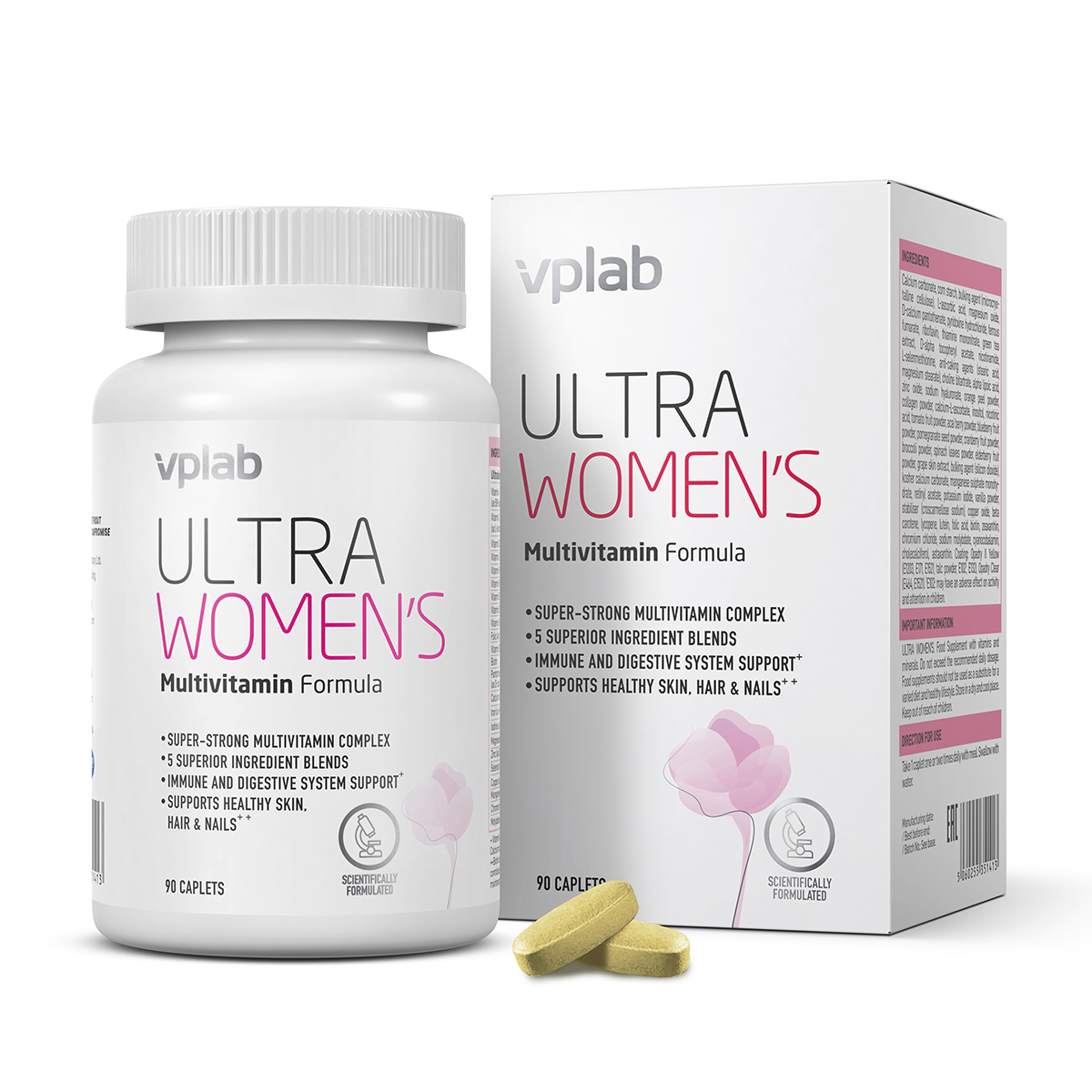 VPLAB Ultra Womens Multivitamin Formula 90 caps