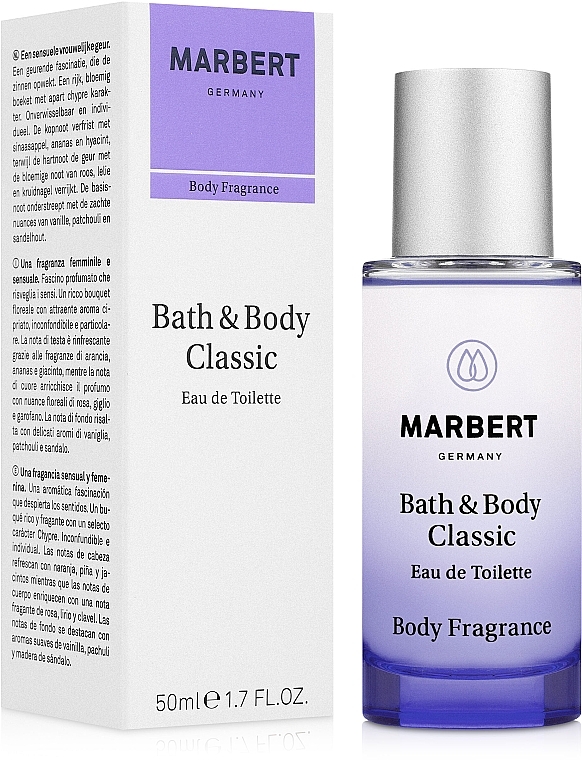 Marbert Bath and Body Classic Eau de Toilette 50 ml