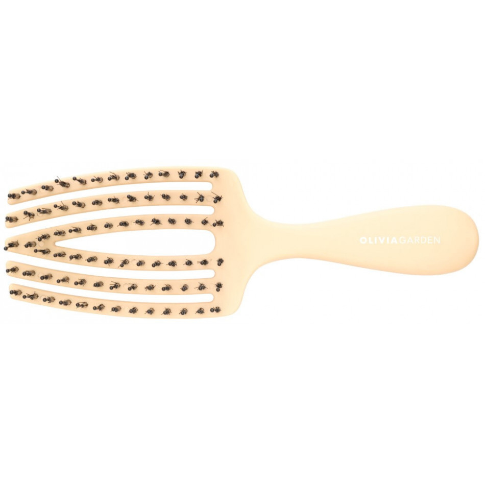 Olivia Garden Fingerbrush Care Mini Yellow hairbrush