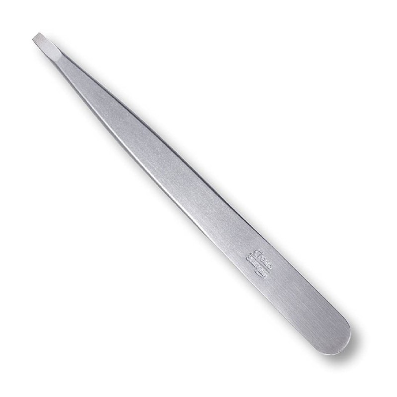 Credo Tweezers, Straight, Stainless Steel, 9 Cm