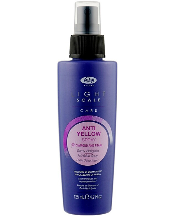 Lisap Milano Light Scale Care Anti-Yellow Spray Diamond and Pearl 125ml