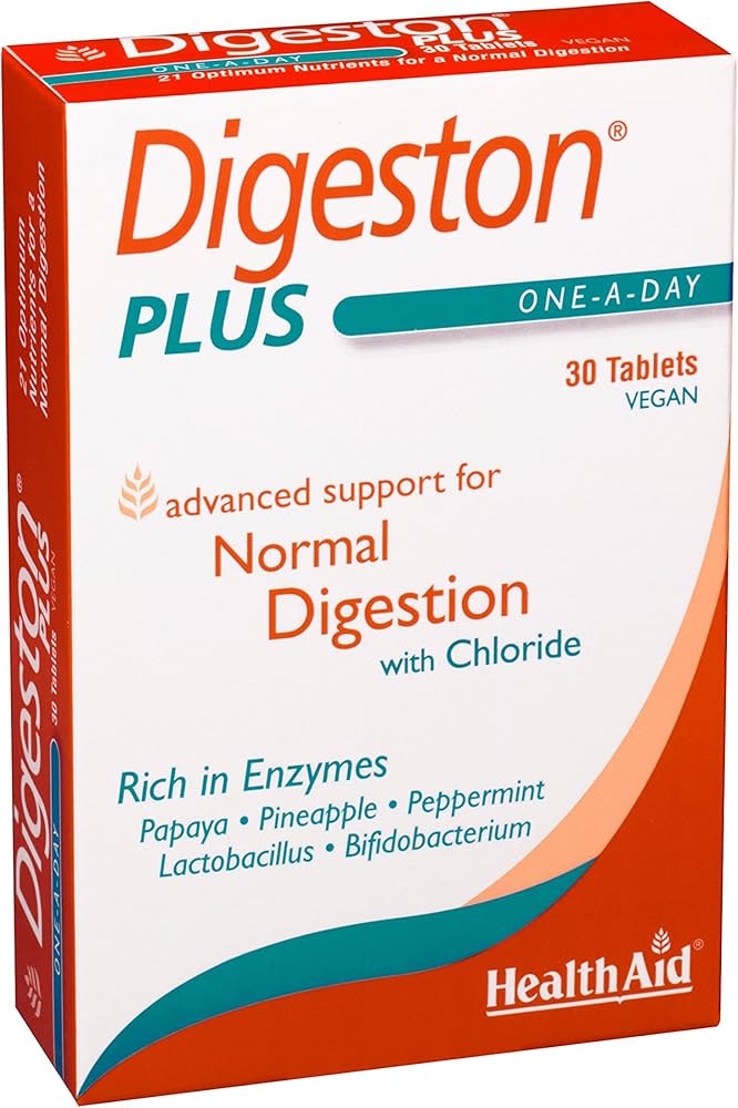 HealthAid Digeston PLUS (600 million + enzyme complex) Tablets N30