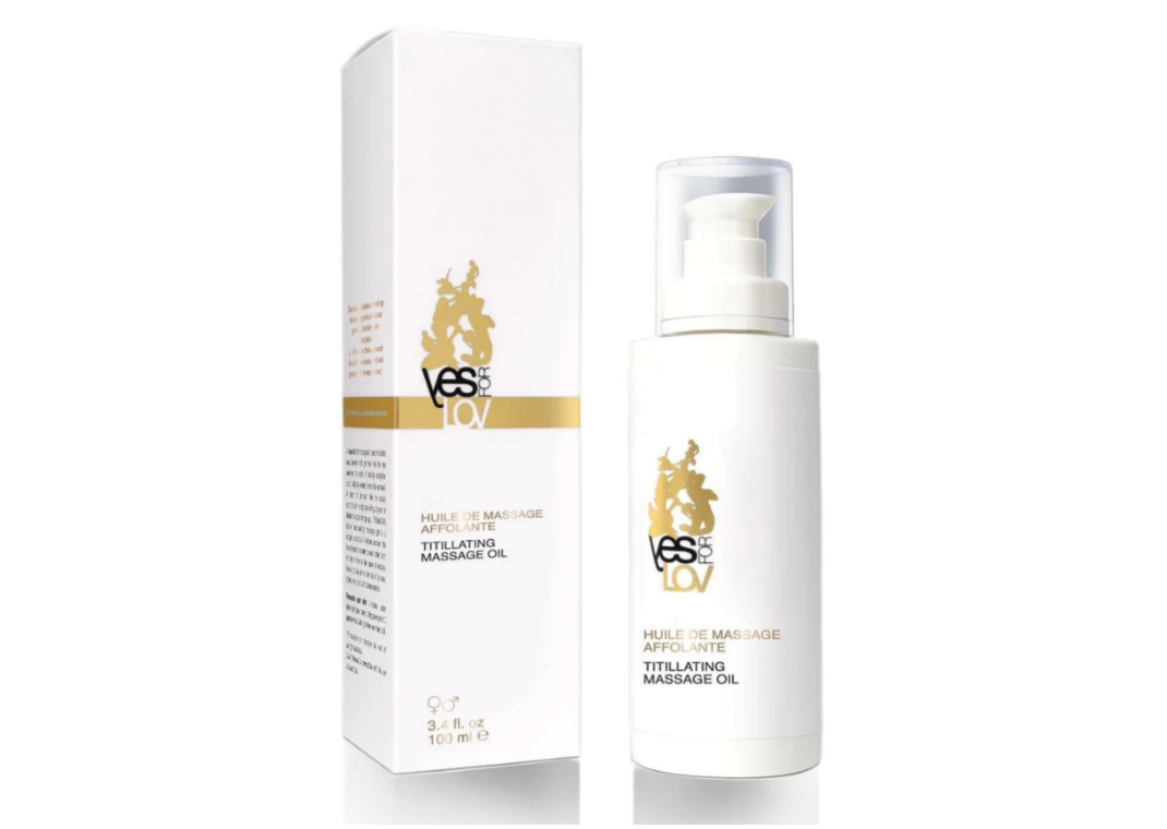 YESforLOV Massage Oil with Titillating Scent 100ml