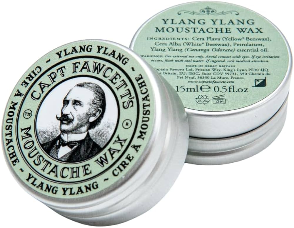 Captain Favcetts Moustache Wax Ylang Ylang 15 ml