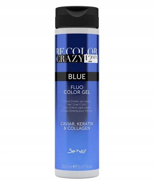 Be Hair Be Color Crazy Blue Fluo Color Gel 150ml