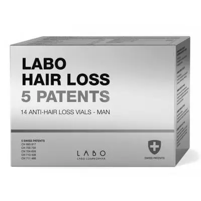 Labo Hair Loss 5 Patents Anti-Hair Loss Vials for Man 14pcs