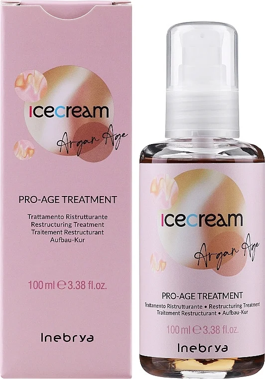 Inebrya Ice Cream Argan-Age Pro-Age Treatment Argan Oil 100ml