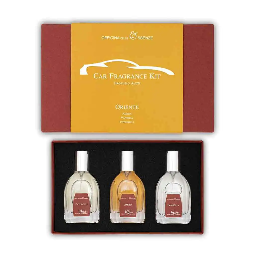 OFFICINA DELLE ESSENZE car spray set Oriente 3x25ml