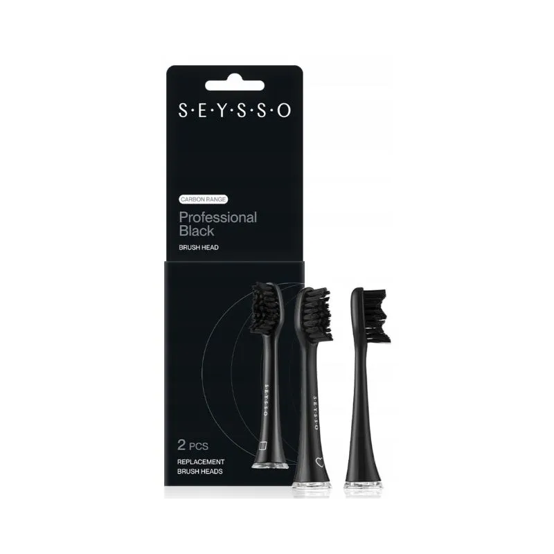 SEYSSO Carbon Range Professional Bruch Heads (Black) 2pcs