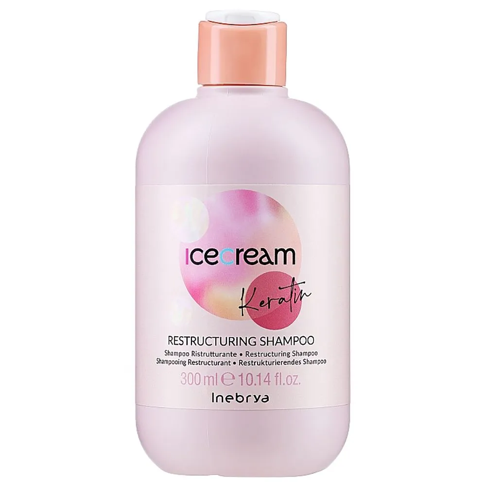 Inebrya Ice Cream Keratin Restructuring Shampoo 300ml