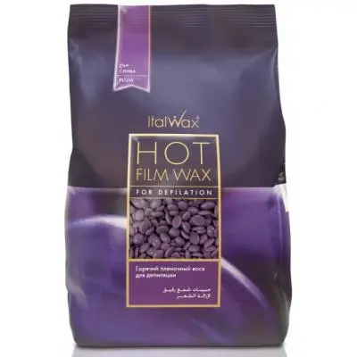 ItalWax Hot Film Wax For Depilation Plum 1000gr