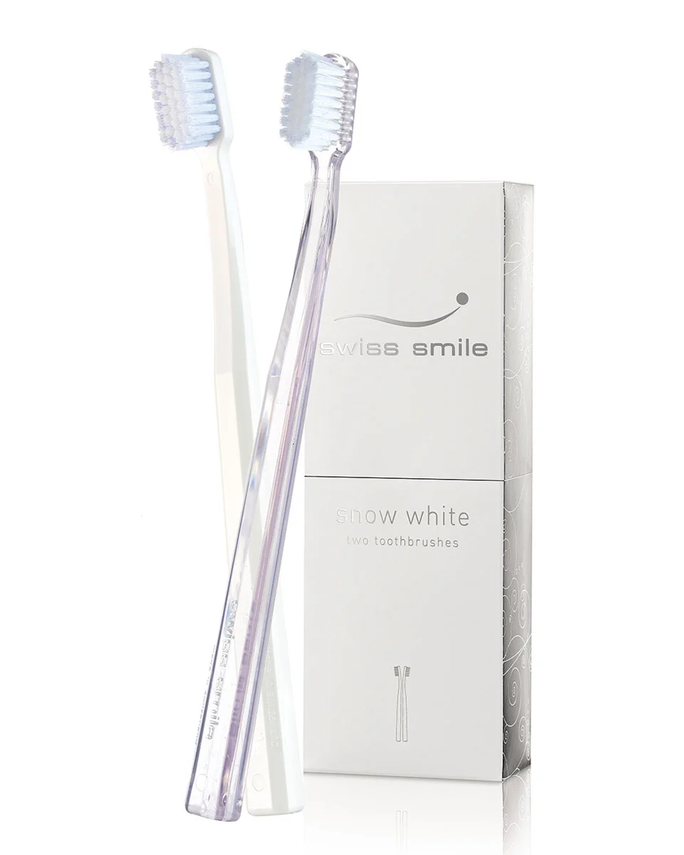 Swiss Smile Snow White Two Toothbrushes Set