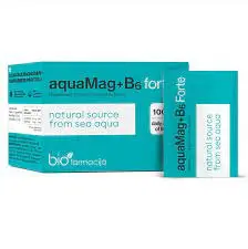 BIOfarmacija AguaMag+B6Forte Magnesium 375mg/Vitamin B6 10mg Powder 28pcs