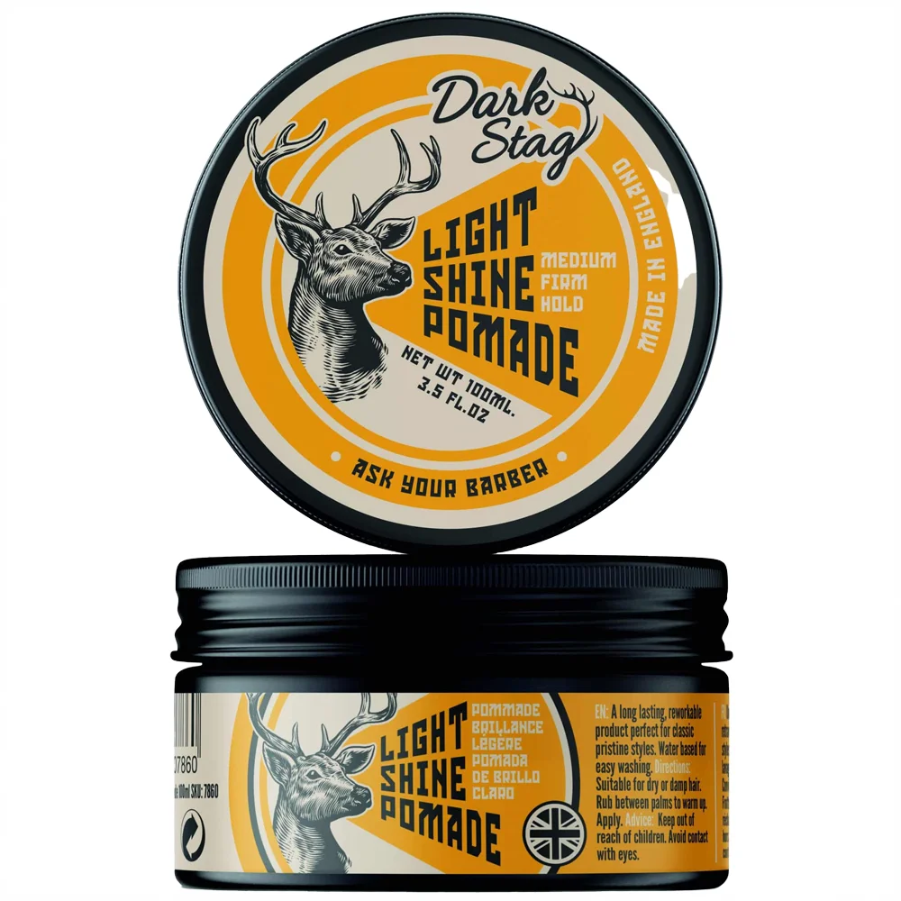 Dark Stag Light Shine Pomade Medium Firm Hold 100ml