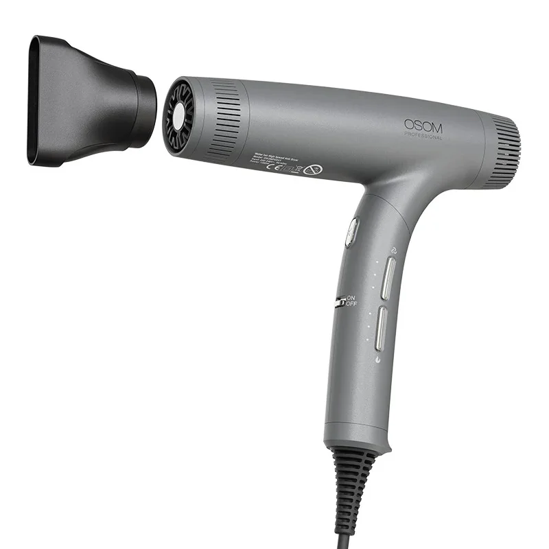 OSOM Professional Hair Dryer Foldable Gray OSOMPD5GY