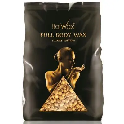 ItalWax Hot Film Full Body Wax Luxury Edition Karstais plēves vasks jebkuras ķermeņa daļas depilācijai 1000gr