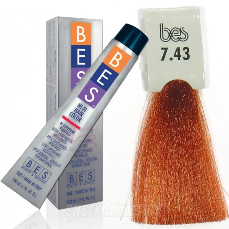 BES HI-FI Hair Color 7.43 100ml