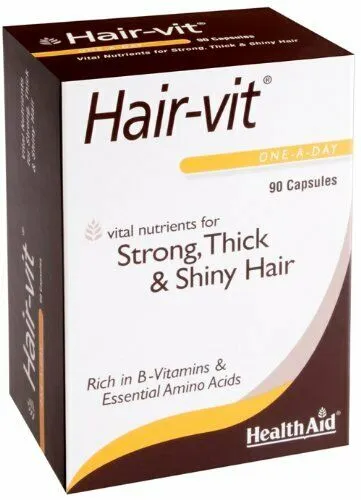 HealthAid Hair-Vit Strong Thick&Shiny Hair 90cap