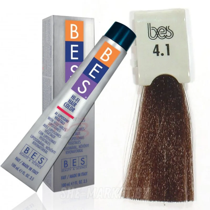 BES HI-FI Hair Color 4.1 100ml