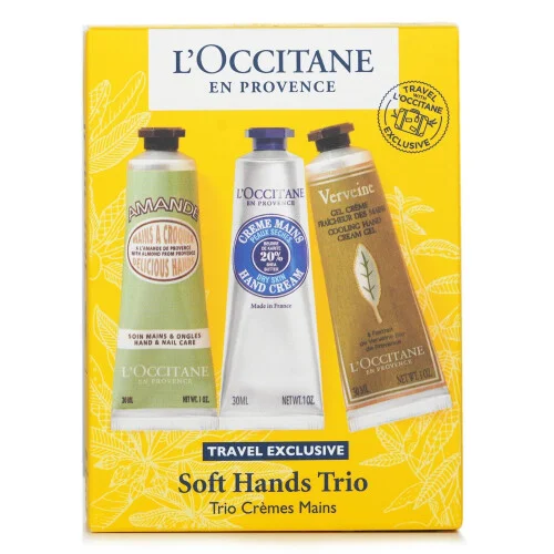 LOccitane en Provence Travel Set (Shea hc 30ml, almond hc 30ml, verbena hc 30ml)