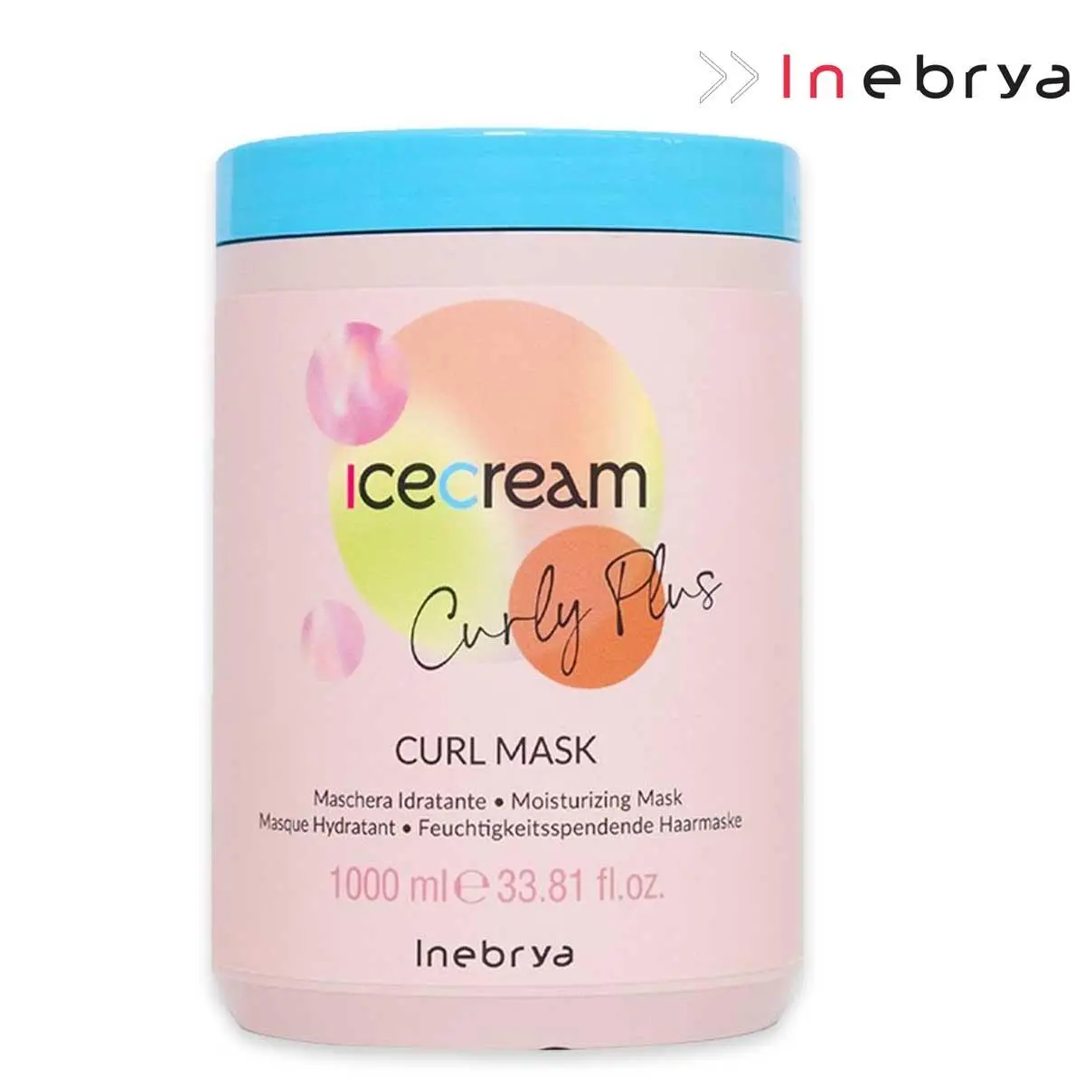 Inebrya Ice Cream Curly Plus Curl Mask Estratto Di Moringa 1000ml