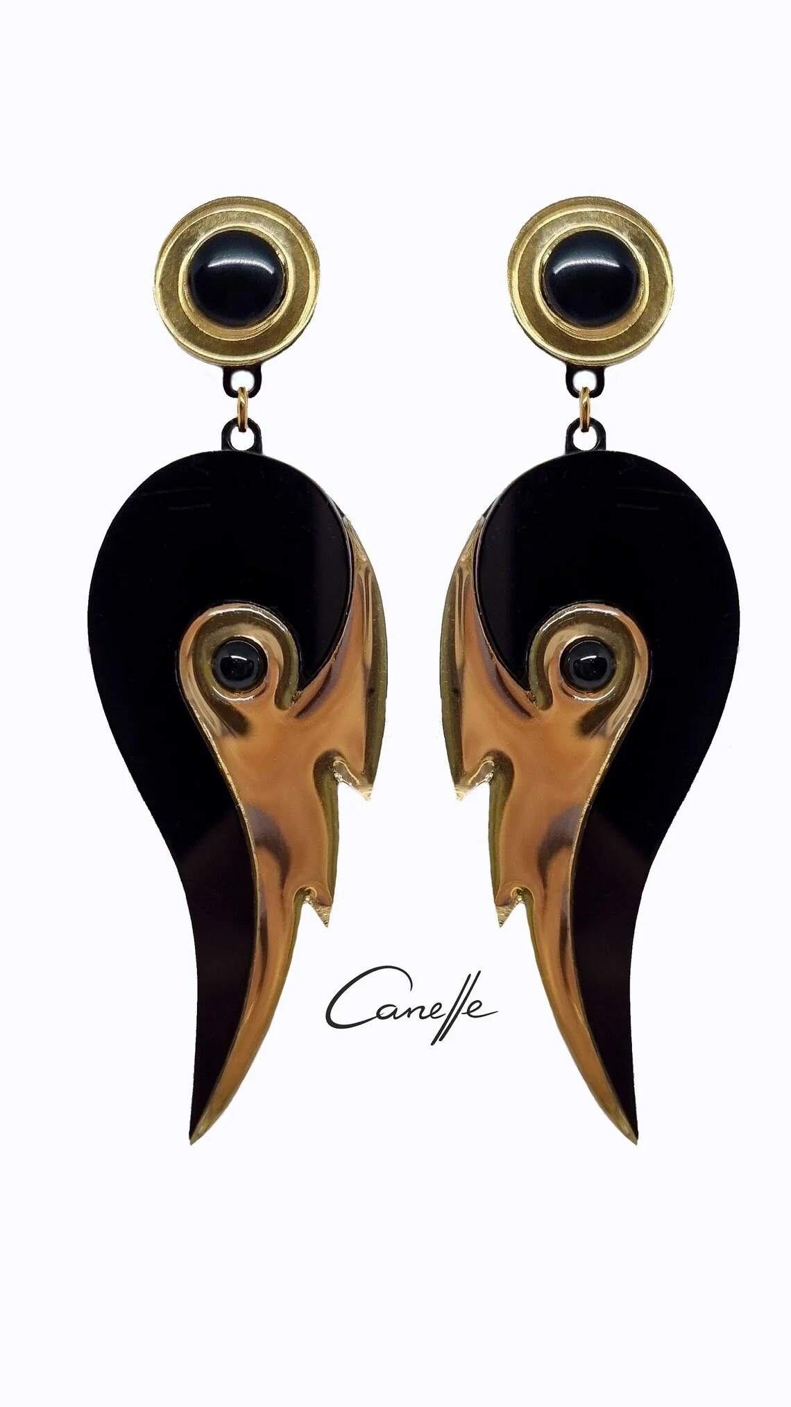 Canelle Jewelry Exclusive Designer Handmade Earrings Feather