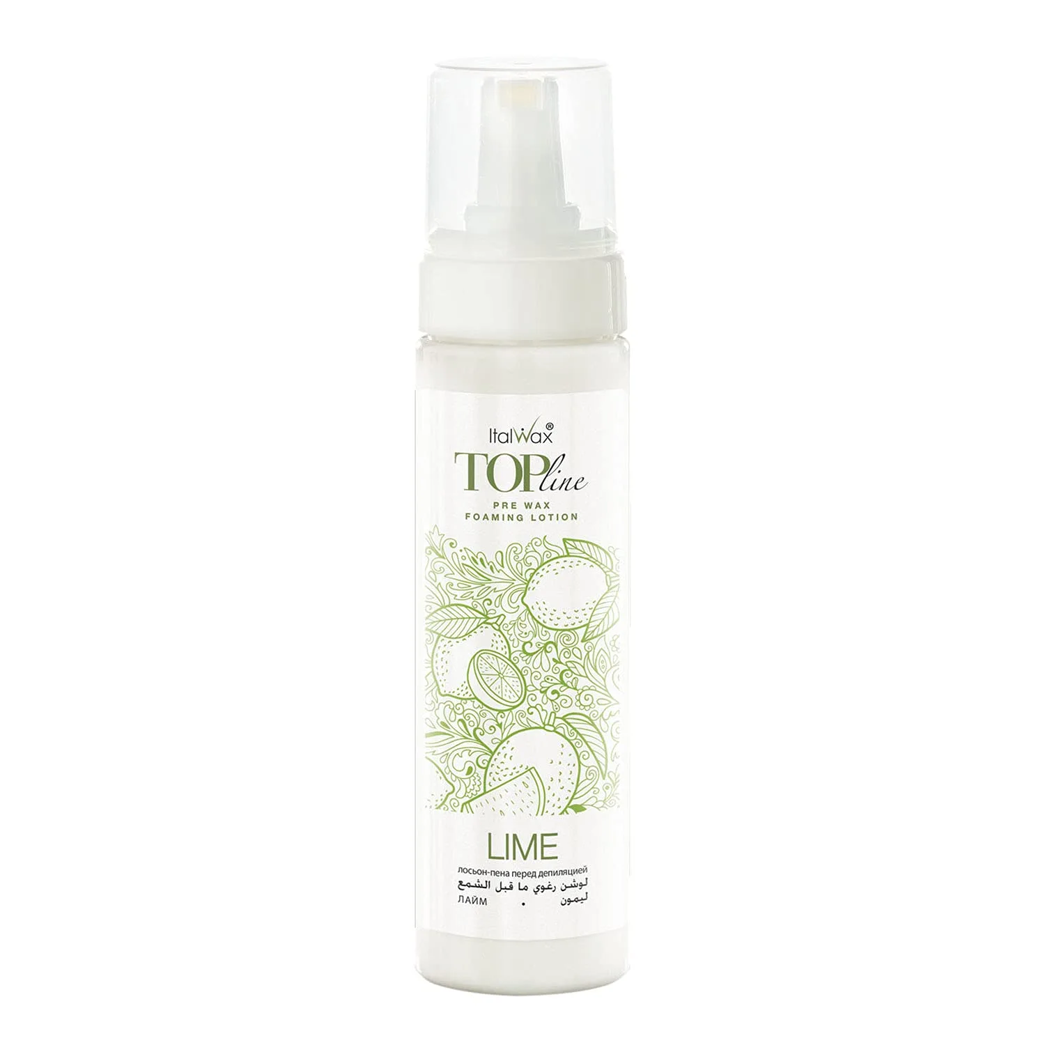 ItalWax Top Line Pre Wax Foaming Lotion Lime 200ml