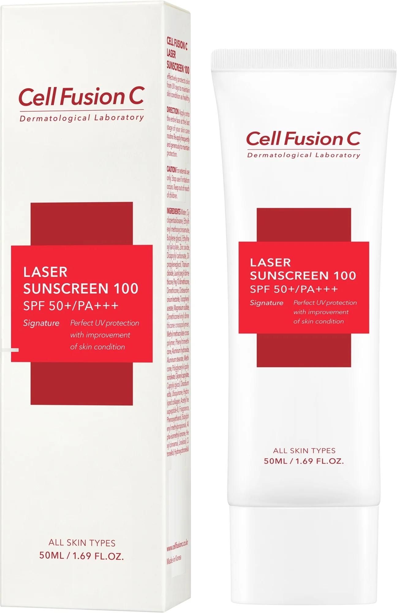 Cell Fusion C  Laser Sunscreen 100, Spf 50+/Pa+++ 50ml