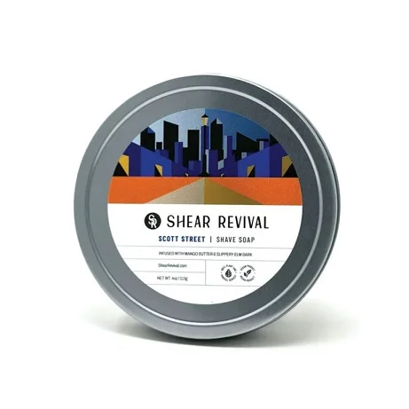 Shear Revival Scott Street Shave Soap Bay Rum & Lime 113g