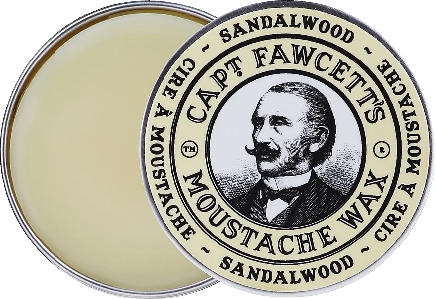 Captain Fawcett Moustache Wax Sandalwood 15ml