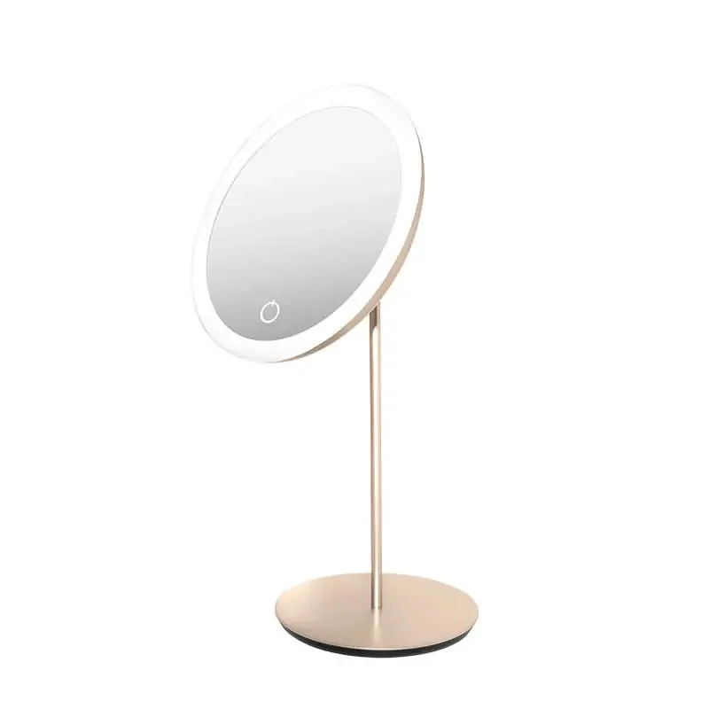 Be Osom LED Table Mirror Champagne