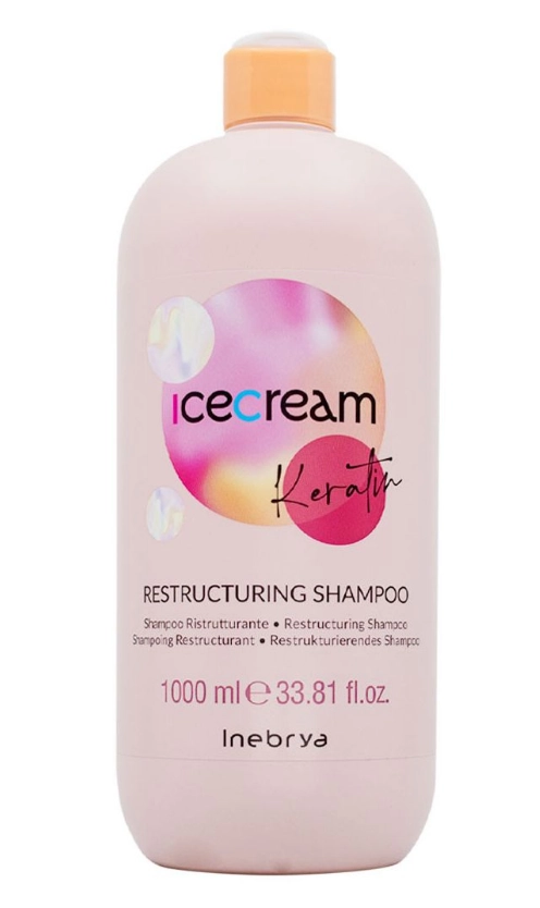 Inebrya Ice Cream Keratin Restructuring Shampoo 1000ml