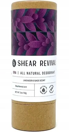 Shear Revival Ora All Natural Deodorant Lavender & Sage 56g